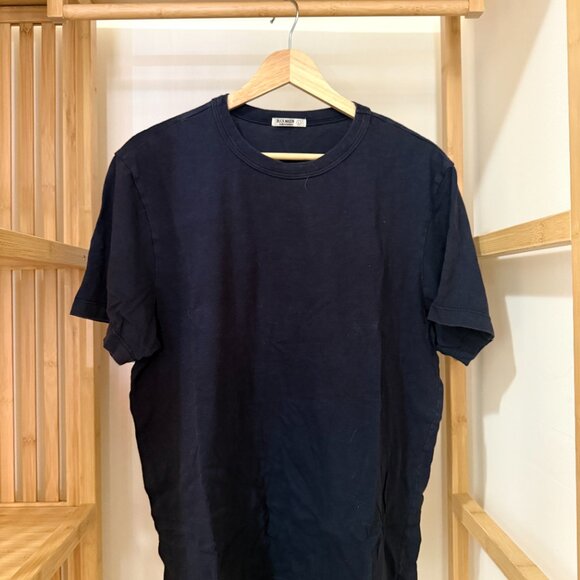 BUCK MASON SLUB CLASSIC TEE IN MIDNIGHT - Picture 2 of 4